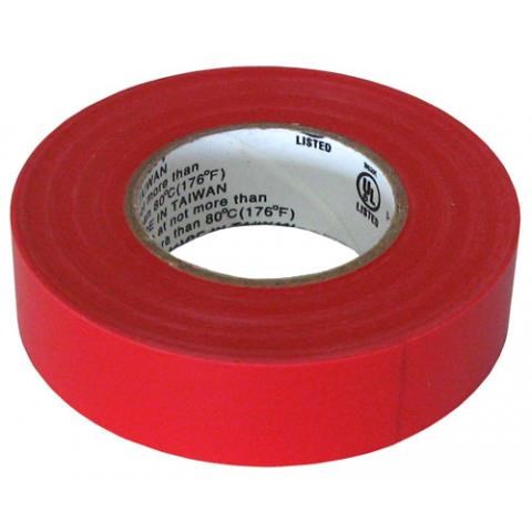 10) 3/4 X 60' ELECTRICAL TAPE UL, RED